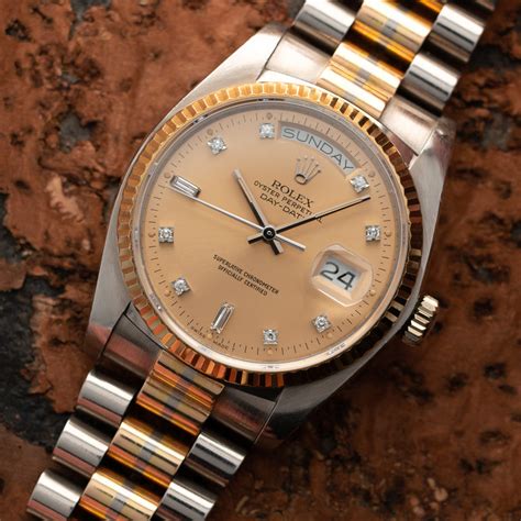 rolex tricolor|rolex day date watch.